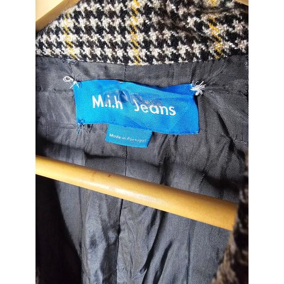 M.I.H Tweed Double Breasted Coat with pockets size Large - Picture 4 of 15